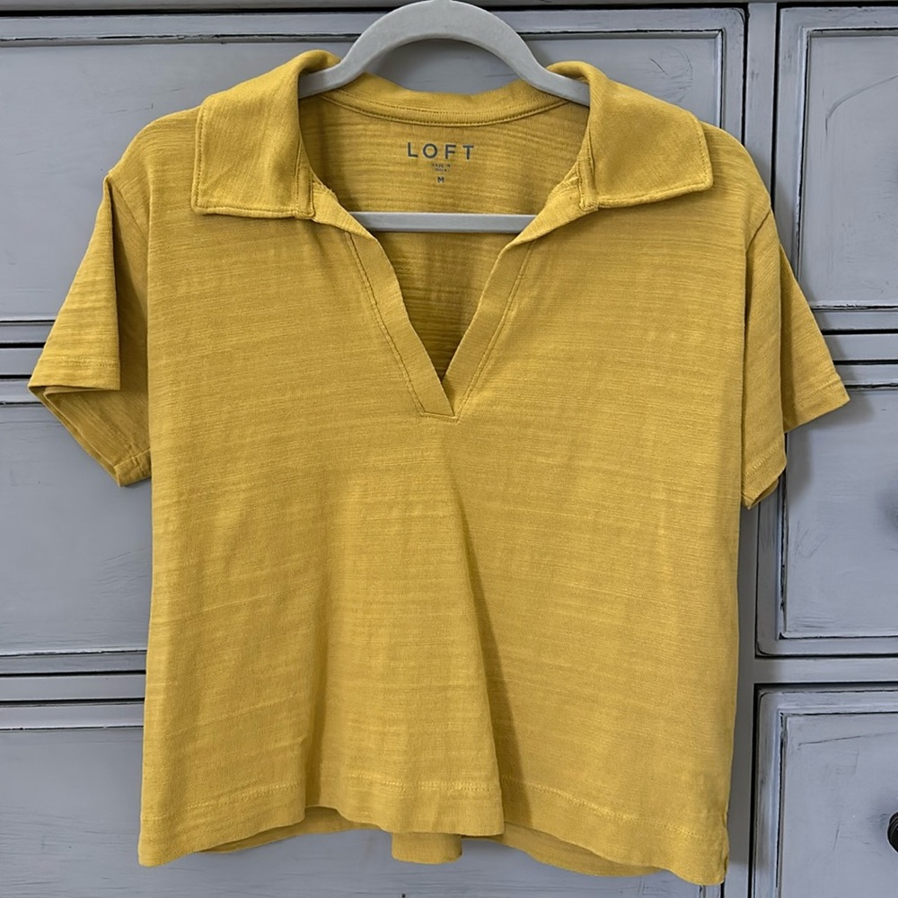 Loft Gold Top, Medium - FINAL PRICE DROP
